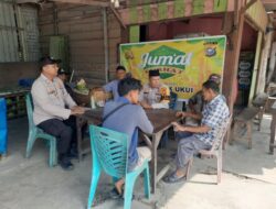 Warga Ukui Curhat Soal Karhutla dan Nongkrong Larut Malam ke Polisi