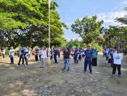 Peringati Hari Jadi ke-26, Puskesmas Kerumutan Gelar Senam Sehat dan Pemeriksaan Gratis