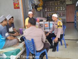 Lewat Giat Sambang, Polsek Pangkalan Lesung Edukasi Tokoh Pemuda Soal Bahaya Narkoba