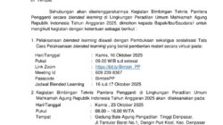 Bimtek Panitera Pengganti, Badilum Terapkan Sistem Blended Learning
