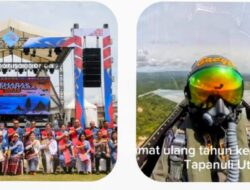 Langit Taput Bergetar, TNI AU Warnai Puncak HUT ke-80 Kabupaten Tapanuli Utara