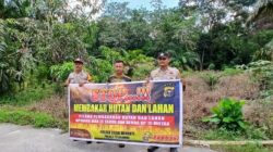 Sosialisasi Maklumat Kapolda Riau dan Lakukan Binluh Pencegahan Karhutla