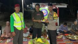 Warga Kerumutan Gelar Syukuran Pos Siskamling Juara Tiga Tingkat Polda Riau