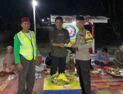 Warga Kerumutan Gelar Syukuran Pos Siskamling Juara Tiga Tingkat Polda Riau