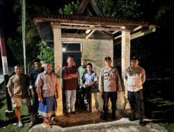 Polsek Pangkalan Kuras Cek Pos Kamling, Perkuat Keamanan Lingkungan Warga