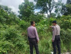 Polisi Sisir Daerah Rawan, Sosialisasikan Larangan Bakar Lahan di Pelalawan