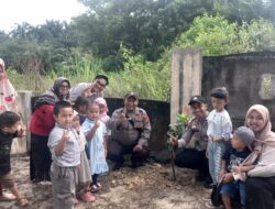 Dukung Program Kapolda, Polsek Ukui Tanam Bibit Pohon di PAUD Trimulya Jaya