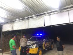 Patroli Blue Light Polsek Kerumutan Amankan Bank dan Swalayan dari Ancaman Kejahatan