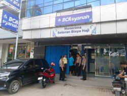 Sat Pamobvit Polres Lhokseumawe Tingkatkan Pelayanan Keamanan ATM dan Perbankan di Hari Libur