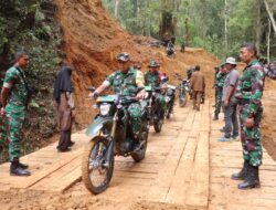 Tim Wasev TNI Kunjungi Lokasi Pelaksanaan TMMD ke-126 di Aceh Tengah