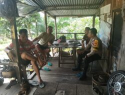 Polsek Bunut Lakukan DDS Sambang Warga, Imbau Jaga Harkamtibmas dan Waspadai Hoaks