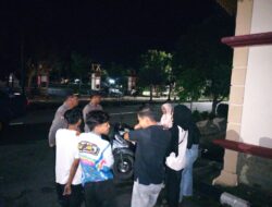 KRYD Polsek Pangkalan Kerinci Sasar Lokasi Rawan Kriminalitas