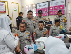 Polres Aceh Tengah Gelar Donor Darah, Wujud Kepedulian Sambut Hari Jadi Humas Polri ke-74