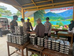 Polisi Dampingi Pelaksanaan Program MBG di SD, SMP, dan SMK Pangkalan Kuras