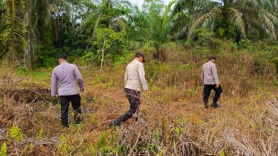Polisi Teluk Meranti Gencarkan Sosialisasi Maklumat Kapolda Riau Cegah Karhutla