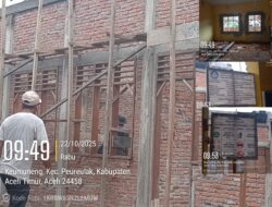 Diduga Proyek Revitalisasi SDN 2 Peureulak Tak Terapkan K3 Secara Maksimal