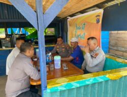 Kapolsek Pangkalan Lesung Ajak Warga Jaga Kamtibmas Lewat Jumat Curhat