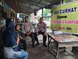 Jum’at Curhat Polsek Kuala Kampar Fokus Sosialisasi Kamtibmas dan Pencegahan Penipuan Online