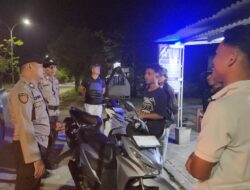 Polisi Patroli Dini Hari di Pangkalan Kerinci, Cegah Premanisme dan Balap Liar