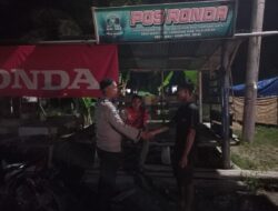 Polsek Langgam Cek Pos Kamling, Dorong Warga Aktif Jaga Kamtibmas