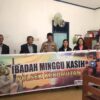 Ibadah Minggu Kasih di GPIB Eben Haezer, Polsek Kerumutan Ajak Warga Peduli Kamtibmas