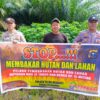 Polsek Teluk Meranti Gencarkan Sosialisasi Pencegahan Karhutla di Wilayahnya