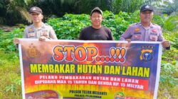 Polsek Teluk Meranti Gencarkan Sosialisasi Pencegahan Karhutla di Wilayahnya