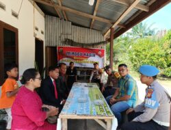 Polsek Pangkalan Kuras Gelar “Minggu Kasih” Edukasi Masyarakat Soal Kamtibmas dan Lingkungan