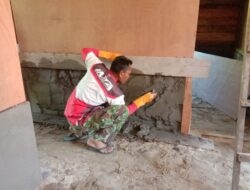 Satgas TMMD ke-126 Percepat Pembangunan Rumah Warga di Desa Roteh