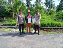 Antisipasi Karhutla, Polisi di Kuala Kampar Edukasi Warga Soal Bahaya Membakar Hutan