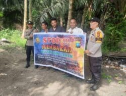 Patroli Karhutla, Polisi Juga Sosialisasi Bahaya Membakar Lahan