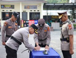 Kapolres Aceh Tengah Pimpin Sertijab Kabag Ren, Kasat Samapta dan Kapolsek