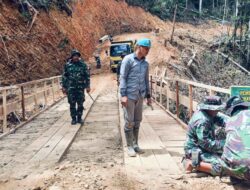 Pembangunan Jembatan TMMD ke-126 Kodim 0106/Aceh Tengah Capai 80 Persen