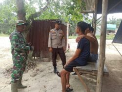 Perkuat Sinergi, Polsek Langgam dan Koramil 09 Langgam Jalin Silaturahmi