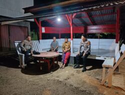 Warga Dilibatkan, Polsek Pangkalan Lesung Tingkatkan Keamanan Lewat Pos Kamling