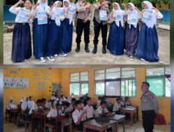 Polsek Bunut Sosialisasikan Penerimaan Siswa Baru SMA Kemala Bhayangkari ke SMP Negeri 1 Bunut