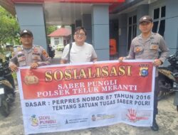Polsek Teluk Meranti Patroli dan Sosialisasi Saber Pungli, Warga Diminta Waspada Praktik Pungutan Ilegal
