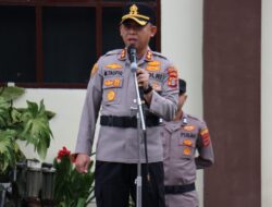 Kapolres Pimpin Apel Penyambutan dan Pembukaan Latja Siswa Diktuba Polri SPN Polda Aceh di Polres Aceh Tengah