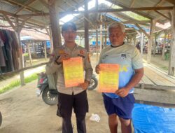 Polisi Sosialisasikan Maklumat Kapolda Riau Soal Larangan Bakar Lahan