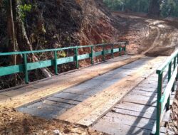 Pembangunan Jembatan TMMD Kodim 0106/Aceh Tengah di Desa Kute Keramil Tuntas, Warga Apresiasi TNI
