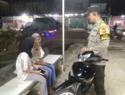 Polsek Langgam Gelar Patroli Malam KRYD, Jaga Kondusifitas Wilayah Koridor RAPP