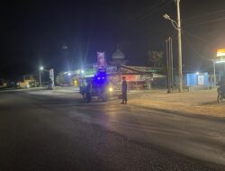 Patroli Blue Light, Polsek Pangkalan Lesung Hadirkan Rasa Aman di Malam Hari