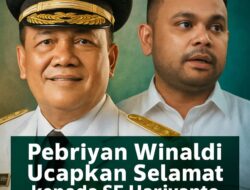 “Saatnya Riau Bangkit!” Pebrian Winaldi Ucapkan Selamat kepada SF Hariyanto, Harap Kepemimpinan Baru Pulihkan Kepercayaan Rakyat