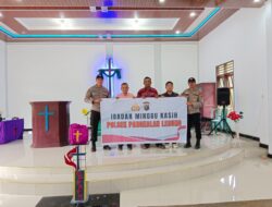 Minggu Kasih Polsek Pangkalan Lesung: Polisi dan Jemaat Bahas Kamtibmas di Gereja