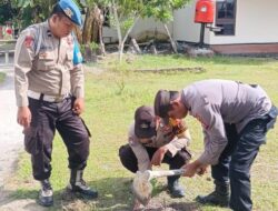 Dukung Hari Pohon Sedunia 2025, Polsek Bunut Tanam Bibit Pohon