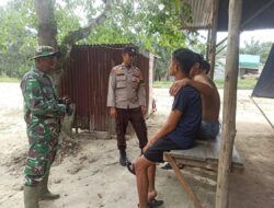 TNI dan Polri di Langgam Perkuat Sinergi Lewat Silaturahmi Bersama