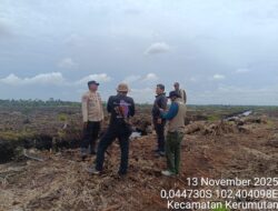 Cegah Karhutla, Polisi dan BKSDA Riau Sisir Kawasan Suaka Margasatwa Kerumutan