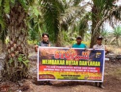 Cegah Karhutla, Polsek Teluk Meranti Aktifkan Penyuluhan di Wilayah Rawan
