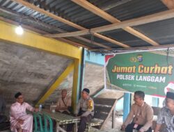 Polsek Langgam Gelar Jumat Curhat, Warga Sampaikan Aspirasi hingga Apresiasi Layanan Kepolisian