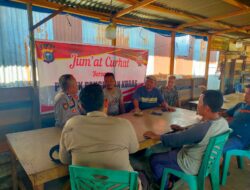 Polsek Pangkalan Kuras Sambangi Tokoh Masyarakat untuk Ciptakan Harkamtibmas Aman dan Kondusif